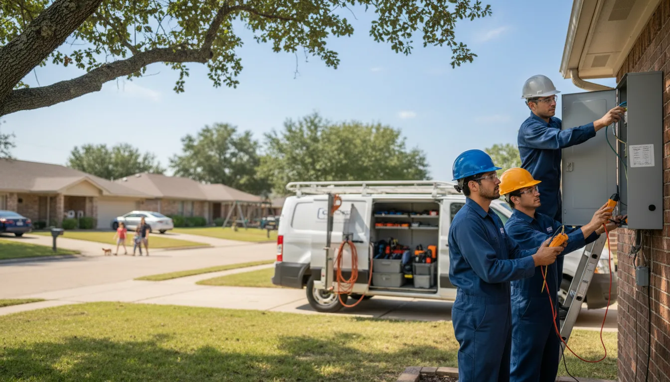 Certified electrician providing emergency electrical services in Glencoe, AR